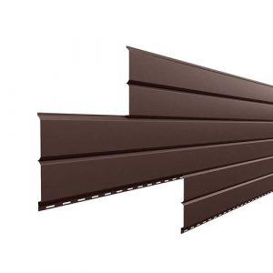 Сайдинг Lбрус-15х240 (ПЭ-01-8017-0.45) Шоколад